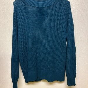 American Eagle Outfitters Blue Knit Sweater